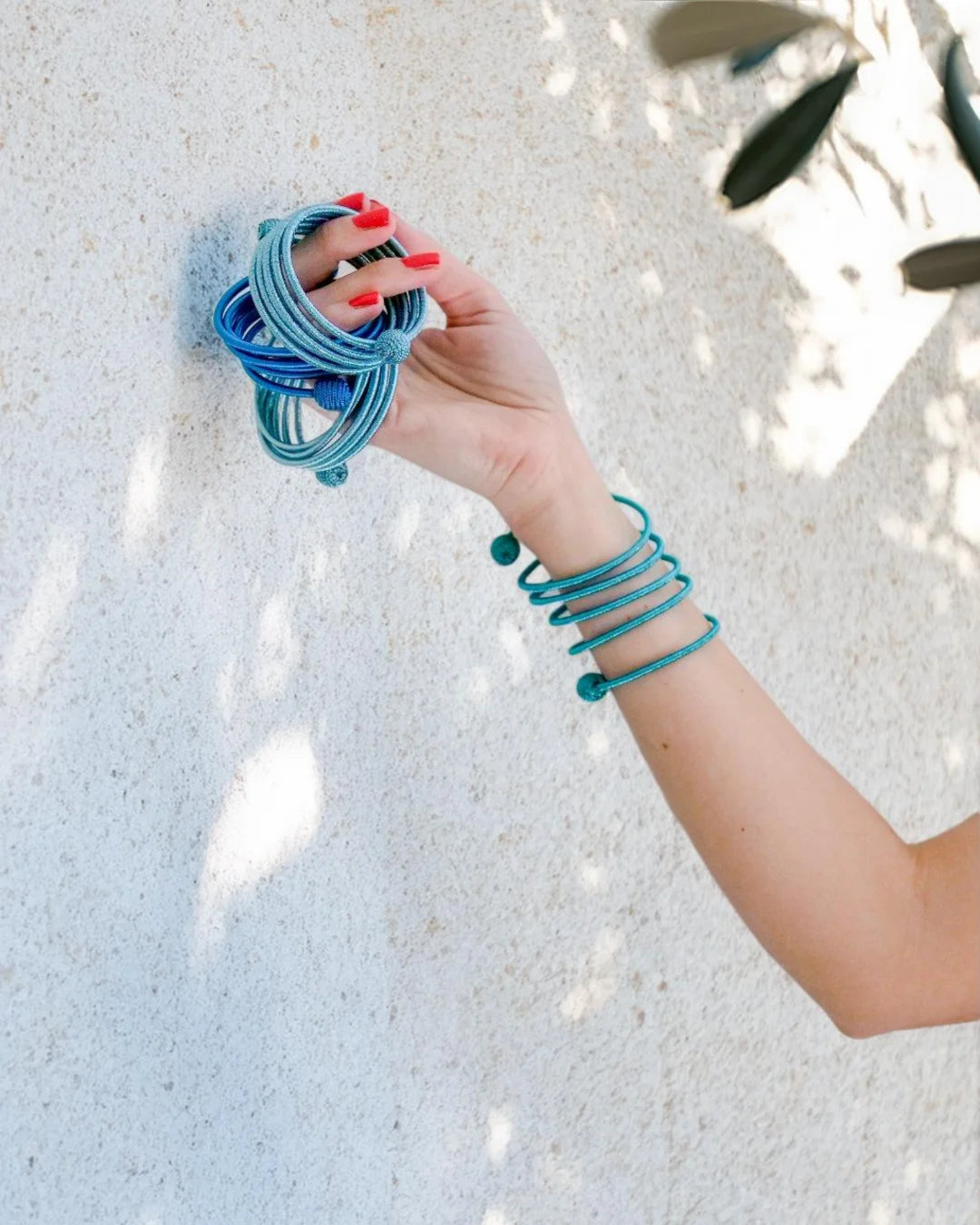 BRACELET SPIRAL EN SOIE - existe en 17 couleurs
