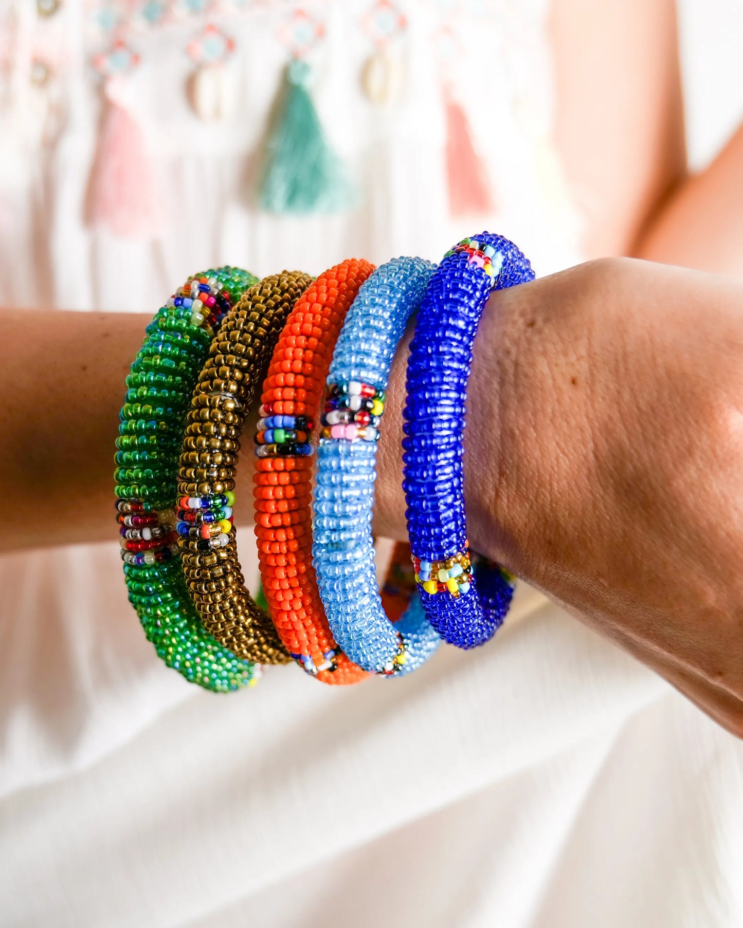 JONC MASSAI PERLE - existe en 5 couleurs