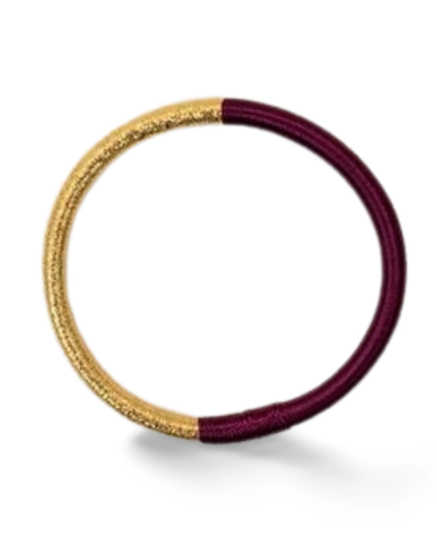 JONC CIRCLE SOIE ET LUREX - existe en 25 couleurs