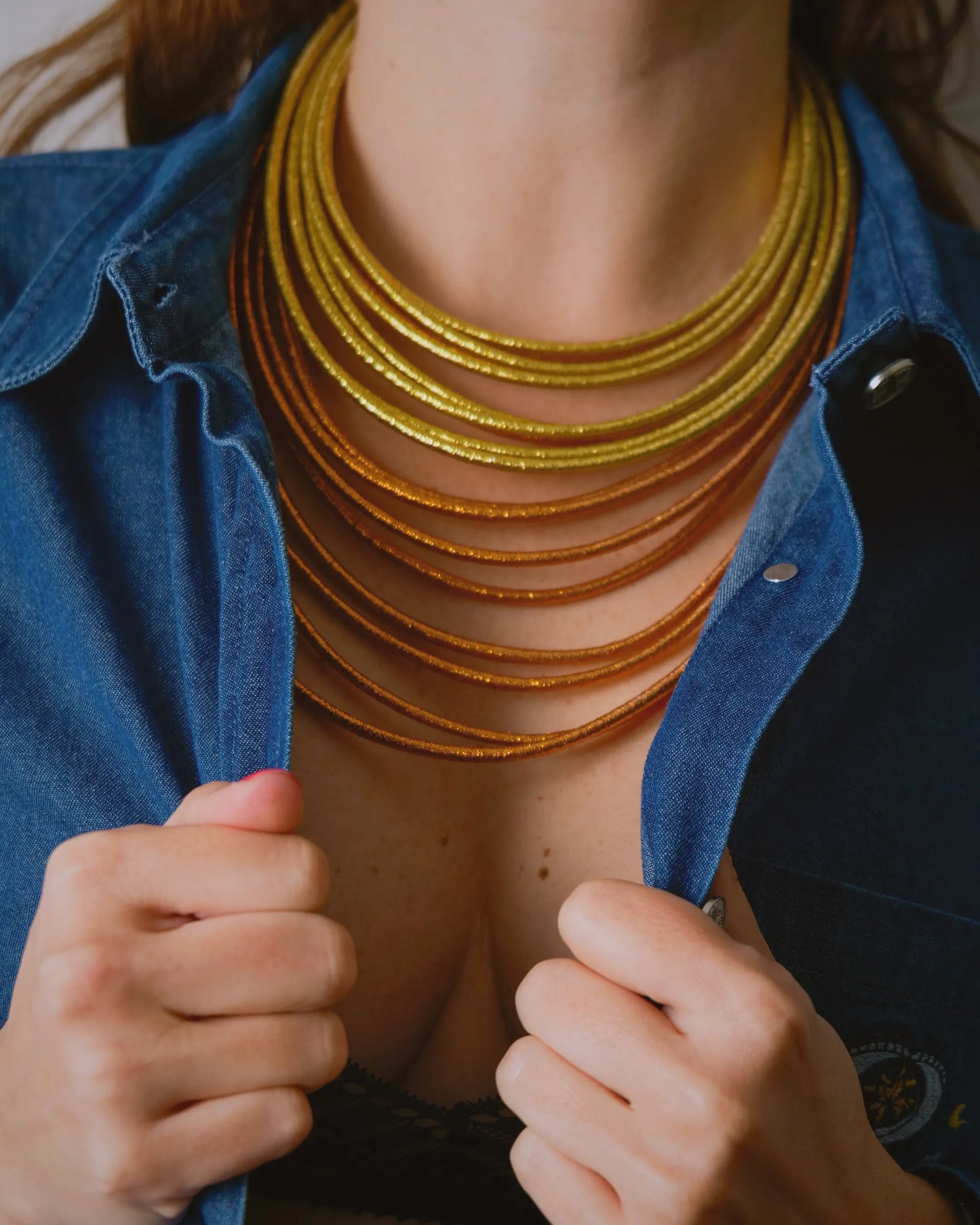 COLLIER TRIBU 7 TOURS - existe en 8 couleurs