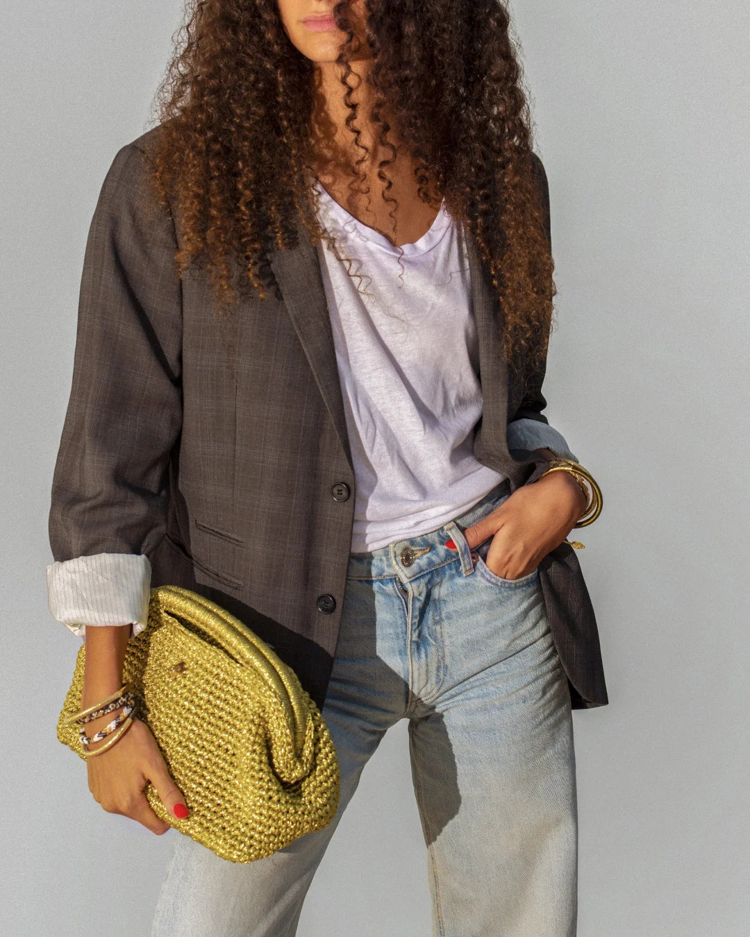 POCHETTE SHARON en lurex - existe en 3 couleurs
