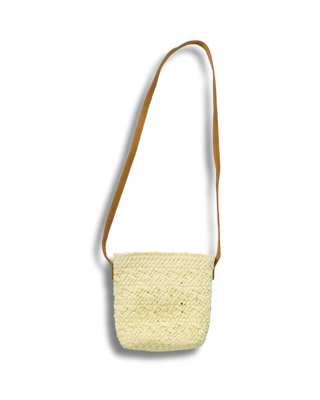 SAC RAFFIA FLAMINGO NATURAL