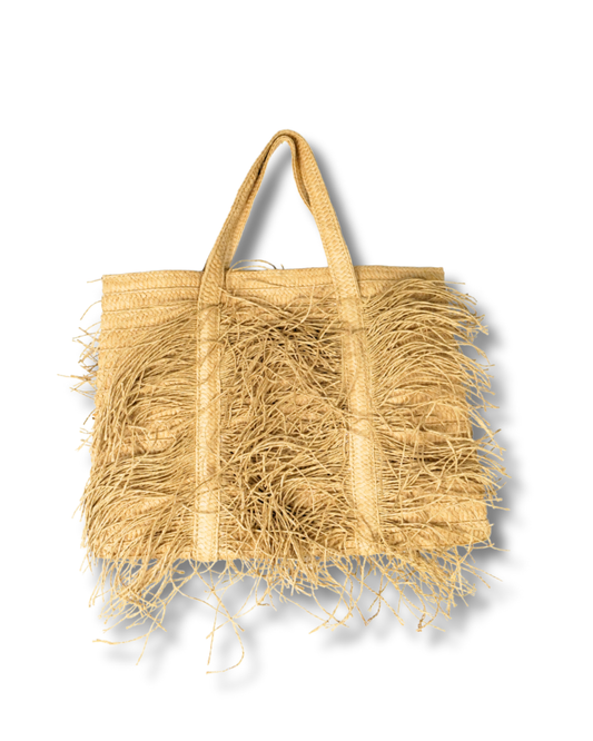 TOTE RAFFIA PALMA NATURAL