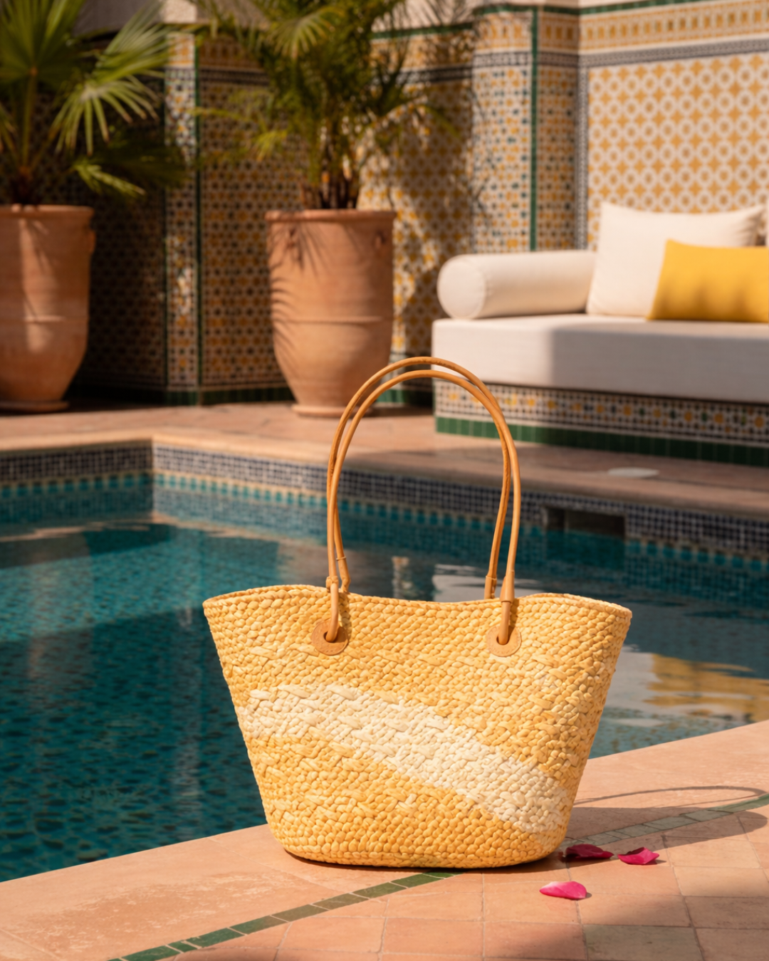 PANIER RAFFIA PLAYA NATURAL