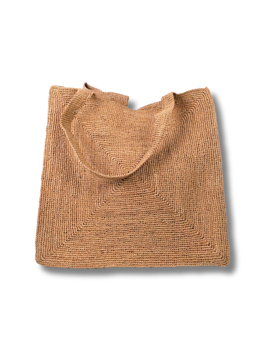 SAC RAFFIA SIENNA